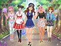 Žaidimas Vidurinės mokyklos anime suknelė  internete