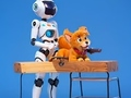 Žaidimas Spalvinimo knyga: robotas ir šuo  internete