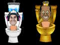 Žaidimas „Skibidi Toilet MakeOver Playtime“.  internete