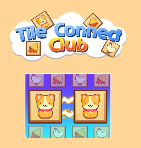 Žaidimas „Tile Connect“ klubas  internete