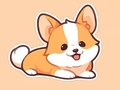 Žaidimas Spalvinimo knyga: Corgi  internete