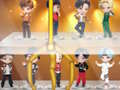 Žaidimas BTS Chibi letenų mašina  internete