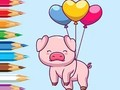 Žaidimas Spalvinimo knyga: Balion Pig  internete