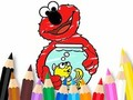 Žaidimas Spalvinimo knyga: Elmo naujas draugas  internete