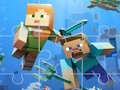 Žaidimas Minecraft dėlionė  internete