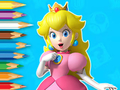 Žaidimas Spalvinimo knyga: Jaunoji princesė Peach  internete