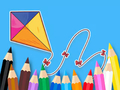 Žaidimas Spalvinimo knyga: Bowknot Kite  internete