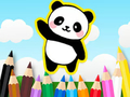 Žaidimas Spalvinimo knyga: Miela panda  internete