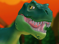 Žaidimas Dino bėgimas: Lava  internete