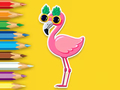 Žaidimas Spalvinimo knyga: Flamingo  internete