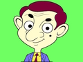 Žaidimas „Mr Bean“ spalvinimo knyga  internete
