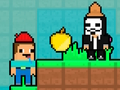 Žaidimas „Noob vs Hacker Gold Apple“ internete