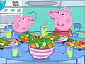 Žaidimas Dėlionė: Peppa Dinner Time  internete