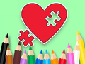 Žaidimas Spalvinimo knyga: BTS Heart Jigsaw  internete