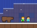 Žaidimas „PixelCraft“ gyvūnų mokykla  internete