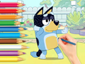 Žaidimas Spalvinimo knyga: Bluey and Bingo  internete