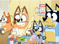 Žaidimas Dėlionė: „Bluey“ apsipirkimo diena  internete