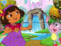 Žaidimas Dėlionė: Dora Wonderland  internete