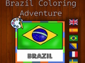 Žaidimas Brazilijos spalvinimo nuotykis  internete