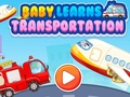 Žaidimas Kūdikis mokosi transporto  internete