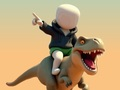 Žaidimas Stickmanas. Dinozaurų arena  internete