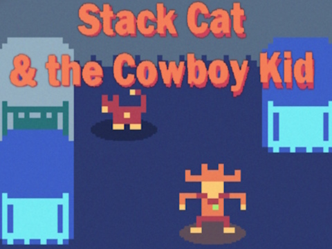 Žaidimas Stack Cat ir Cowboy Kid internete
