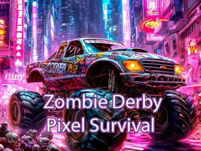 Žaidimas „Zombie Derby Pixel Survival“ internete