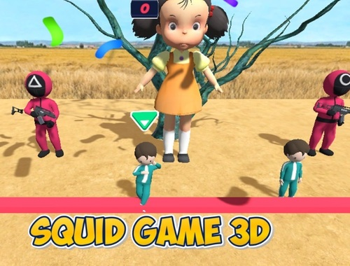 Žaidimas Kalmarų žaidimas 3D  internete