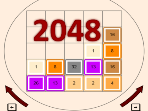 Žaidimas 2048 m  internete