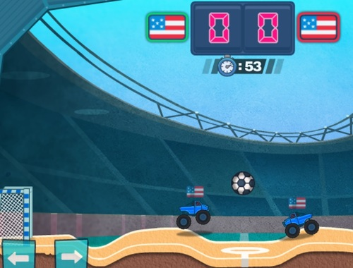 Žaidimas Turbo sunkvežimių futbolas  internete
