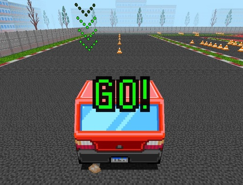 Žaidimas Automobilio vairavimo egzaminas  internete