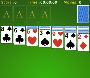 Žaidimas Solitaire internete