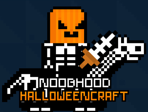 Žaidimas Noobhood Halloweencraft internete