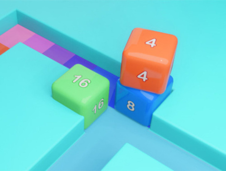 Žaidimas „Maze Cube 2048“ internete