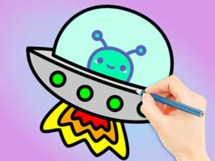 Žaidimas Spalvinimo knyga: Galaxy Wander  internete