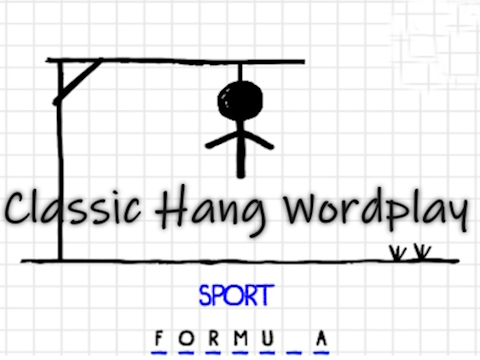 Žaidimas Klasikinis „Hang Wordplay“.  internete