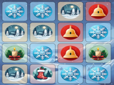 Žaidimas WinterWonder simbolių sujungimas  internete