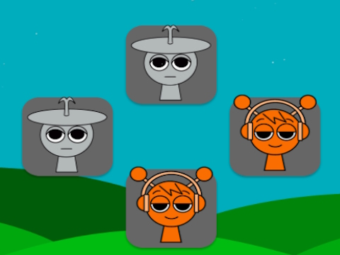Žaidimas Sprunki Incredibox atmintis  internete