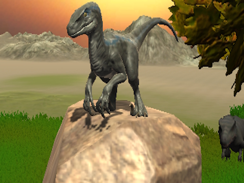 Žaidimas Dino Simulator miesto puolimas  internete