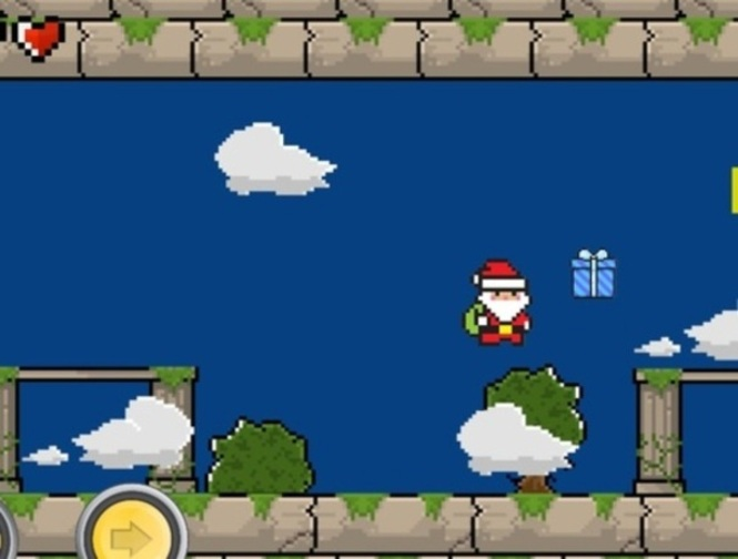 Žaidimas Retro Kalėdų Senelis  internete