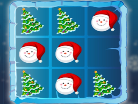 Žaidimas Kalėdų Tic Tac Toe  internete