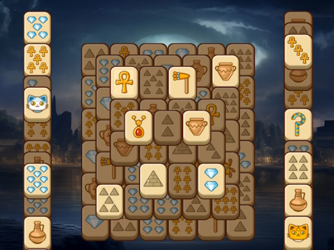 Žaidimas Mahjong piramidė  internete