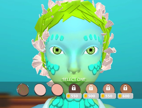 Žaidimas Monstrų makiažas 3D internete
