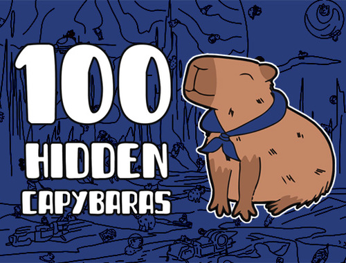 Žaidimas 100 paslėptų kapibarų  internete