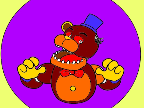 Žaidimas FNAF spalvinimo knyga  internete