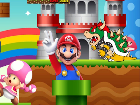 Žaidimas „Super Mario“ atminties kortelių atitiktis internete