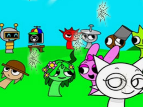 Žaidimas Sprunki spot incredibox  internete