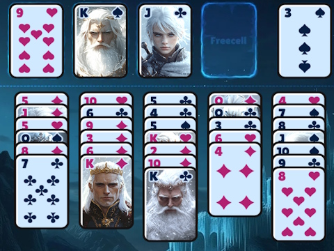 Žaidimas Šaldytas Freecell internete