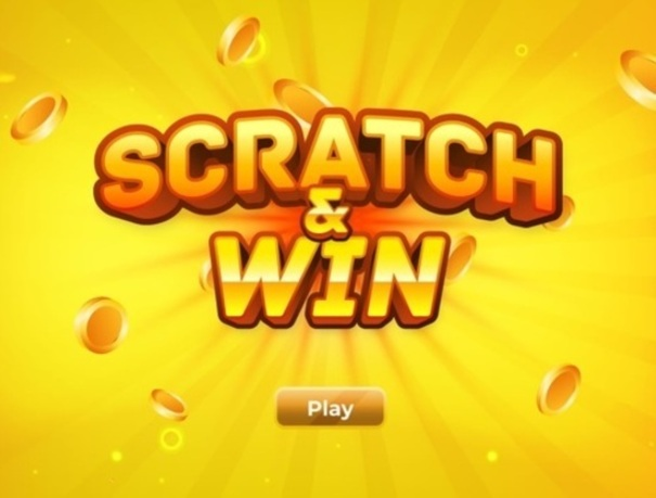 Žaidimas „Scratch & Win“ internete