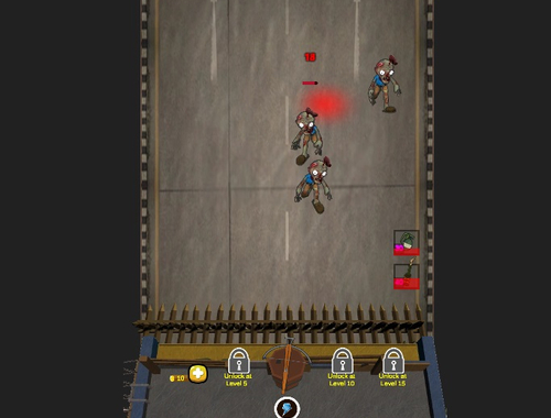 Žaidimas Zombių gynybos išgyvenimas  internete